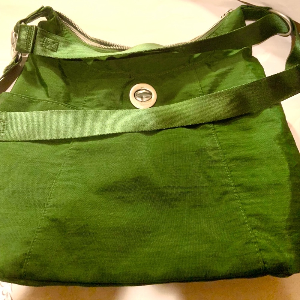 Baggallini dark green cross body bag